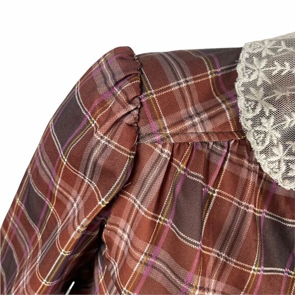 Non-Stop Vintage Plaid Midi Dress - Picture 11 of 11